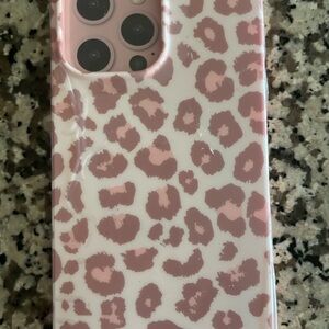 13 Pro Max - new- Velvet Caviar Pink Leopard Phone Case